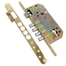 Amig Serrure Encastrée 101 Base 50/85 Acier Laitonné Verni
