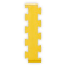 VIVOL – Alfombra modular ergonómica con conector amarillo para distanciamiento social – 71 x 15 cm – 15 mm de espesor – 2 kg – SBR y goma NR