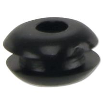 Kss Passe-câble Pvc Souple, Noir, Épaisseur De Plaque 1,7, Diamètre Trou 3, Ouvert, 1 Pièce