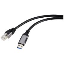 Usb, Netzwerk Adapterkabel [1x Usb 3.2 Gen 1 Stecker A (usb 3.0) - 1x Rj45-stecker] 5.00 - Renkforce