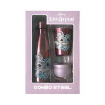 Coffret Cadeau World Trade & Technologies Wtt676dis028 4 Pièces Rose Métallisé Stitch & Angel