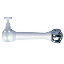 Aérateur avec raccord long universel 15cm – Mousseur et brise-jet pour robinet – Finition métal, Débit max – SIROFLEX