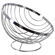 Cestino In Acciaio Cromato Oblik 26,5 Cm - 5five