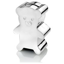 Silbernes Sparschwein Für Kinder, Elegantes Geschenk, Teddybär, Graviert Größe: 7 X 4 X 10 Cm Artikelnummer: Zv6031261