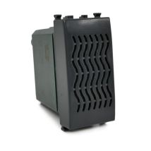 Tot Electric - Frutti Compatibili Vimar Plana Interruttori Prese Pulsanti Nero Antracite Ronzatore