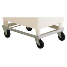 CRAEMER Fahrgestell aus verzinktem Stahl für Transportbehälter 400 l – 200 mm – 555 mm – 775 mm – 11,66 kg