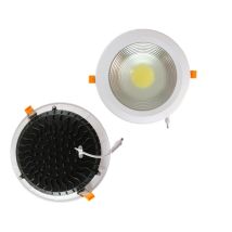 Lampadina Led 10w 20w 30w Faretto Rotondo Fisso Da Incasso Reflector Cob Downlight Bianco Naturale - 20