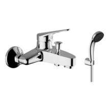 Teorema Rubinetteria - Mitigeur De Baignoire Avec Douche Monocommande - Teorema T-one