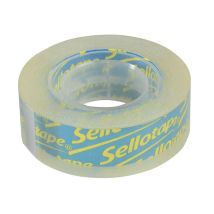 Sellotape - 1569088 Blister Pack 18mm X 25m Clear Slt1569088