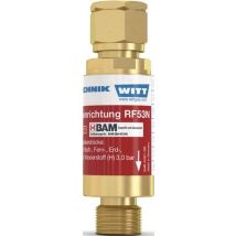 Witt - Dispositivo De Seguridad Tipo Rf 53 N G 1/4 Pulgada Rh O2, Aire Comprimido, Gases No Inflamables