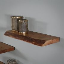 Furnwise - Wall Shelf Dolman 60 Cm Solid Acacia Wood