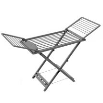 SHAF – Stendibiancheria pieghevole in resina con 16 clip – Misure aperto: 164 x 103 x 53 cm, Superficie stesa: 21 metri