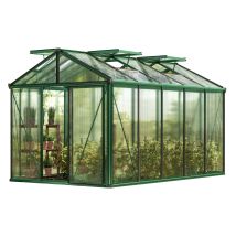 Gfp Serra Diamas 23 Premium 235 X 385 Cm, Lastre A Doppia Parete Spesse 16 Mm, Colore Verde Muschio