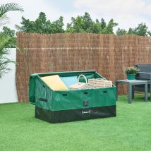Casa.pro - Caja De Almacenamiento Para Exteriores Alanno De 387 L - Verde/negro [ ]