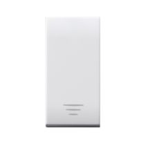 Ave - Bouton Poussoir Domus S44 10a Couleur Ral 9010 1p Éclairable Finition Brillante 1m