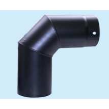 Ala - Gomito In Acciaio Pesante Smaltato Porcellanato Aeternum Top Nero 90 Cm.13