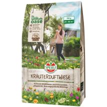 Kräuterduftwiese 250 g Rasensamen – mehrjährig – Blütezeit: Mai bis Oktober – sonnig, halbschattig – SPERLI