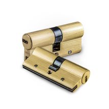 "r15" 30x30mm Sicherheitszylinder Mit 10-kolben-system Aus Messing (inkl. 5 Schlüssel)
