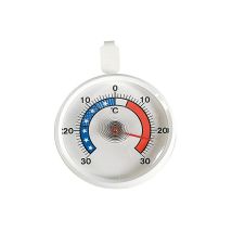 Kühlschrank-Thermometer Ø6,8cm – Kunststoff – Weiß – 6,8 cm – 6 Monate Garantie