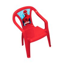 Silla Infantil Monoblock Spiderman – Polipropileno Ligero – Diseño Ergonómico – Ideal para Interiores y Exteriores