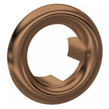 Old London Brushed Bronze Oval Overflow Cover - Ovfl15