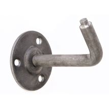 Klose Besser – Soporte de rampa para soldar – Acero bruto – Diámetro de la roseta: 60 mm – Altura del eje: 52 mm – Color: Gris oscuro