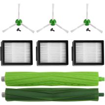 Accessory Pack For Roomba E5 E6 I3 I3+ I7 J7 J7+ E5154 E5158 Complete Replacement Kit For Spare Parts, Side Brushes, Filters, Extractor Rollers