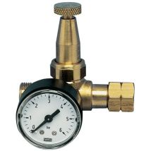 Regolatore Di Pressione Propano Mini Con Manometro 0,5-4bar 6 Kg / Hw 21,8x1 / 14 Pollici Lh