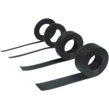 Hebotec - 11-ke07002,5frt Klettband Zum Bündeln Haft- Und Flauschteil (l X B) 2500 Mm X 7.5 Mm Schwarz