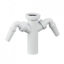 Jimten - A-50 Sifón Cuello Extensible Doble Toma