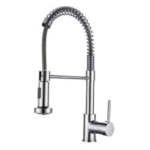 Rubinetto Da Cucina K2o Dock 27x5x41 Cm Monocomando Con Molla, Canna Girevole 360° Ed Estraibile, Acqua In 2 Funzioni E Aeratore