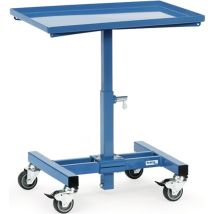Piattaforma Di Carico Del Supporto Materiale-l605xw405mm Altezza Regolabile 524-774mm Mobile Blu Brillante