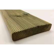 Tavole In Massello Di Pino Legno Impregnate Per Pavimenti Sez. Cm. 1,9x9 Lungh. Cm. 300 Pezzi:10