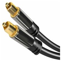 Câble Audio Numérique Optique 10m / Câble Toslink (toslink Vers Toslink, Câble Fibre Optique Pour Home Cinéma, Ps4, Xbox) Série Pro Câble Et 