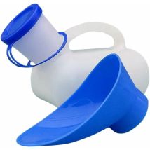 Tonchean – 1000ml Portable Urinal With Carrying Handle – Sturdy Plastic – For Camping And Mobile Toilets – Dimensions 24 X 12 X 5.8 Cm
