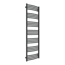 Scaldasalviette Acqua Calda Nero Alto 1860mm E Largo 500mm - 802 Watt - Len1860/500sxn