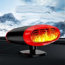 Car Heater, Portable Upgrade 120w 12v Windshield Fast Heating Defogger Defroster Defog And Cooling 2 In 1 Car Fan, Plug Into Cigarette Lighter With 