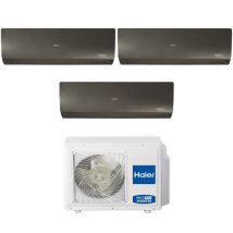 Trial Split Inverter Klimagerät Serie Flexis Plus Black 7+9+12 Mit 3u55s2sr3fa R-32 Wi-fi Integrated Farbe Schwarz 7000+9000+12000 - Haier