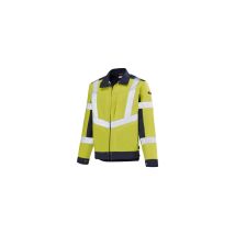 Blouson Hi Vi Workvision Jaune-bleu T3