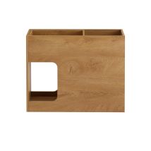 Sobuy Comodino Con Cassetto E Vassoio Tavolino Divano Tavolino Stretto Da Soggiorno Naturale 25x70x55 Cm Cm Fbt158-n