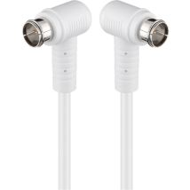 We67341 Cable Coaxial Rg-59 1,5 M Antena Con2-antenna Blanco - Itb