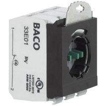 Baco 333e12 Elemento Di Contatto Con Adattatore Di Montaggio 1 Nc, 1 Na Momentaneo 600 V 1 Pz.
