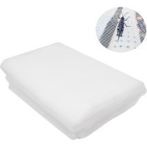 White Insect Netting Plant Vegetable Protection Net Pest Insect Protection Net Garden Vegetable Orchard 60 Mesh 2.5 X 6 M