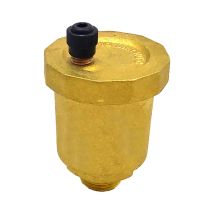 Ferrari Srl – Valvola di sfogo aria per impianti solari – Corpo: ottone, Fluido: acqua e soluzioni glicolate, Max percent.glicole: 30%