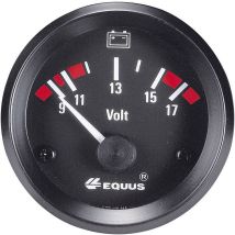 [gebraucht] B-ware Equus 842060 Kfz Einbauinstrument Für Auto Voltmeter Spannungsanzeige 9 17 V