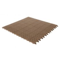 Set Da 4 Piastrelle Flessibili In Plastica 55,5 X 55,5 Cm Da Esterno, Drenanti E Autobloccanti