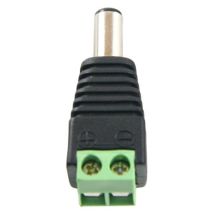 Cctv - Conector Alimentacion Dc Macho A Tornillo 5,5x2,1 Con280