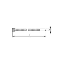 Hellermanntyton Kabelbinder T30ll-n66-na-c1 100 Stk
