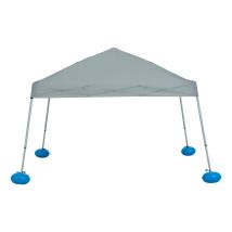 Stoff Schwimmender Poolpavillon Gran - 300cm X 300cm, Blau