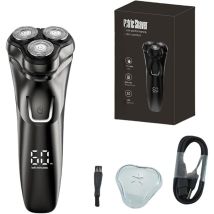 V1 Pro Electric Shaver – Ultra-precise 4d Blades And Integrated Trimmer For A Close And Comfortable Shave. Men's. Rotating Heads, Waterproof, Wet And 